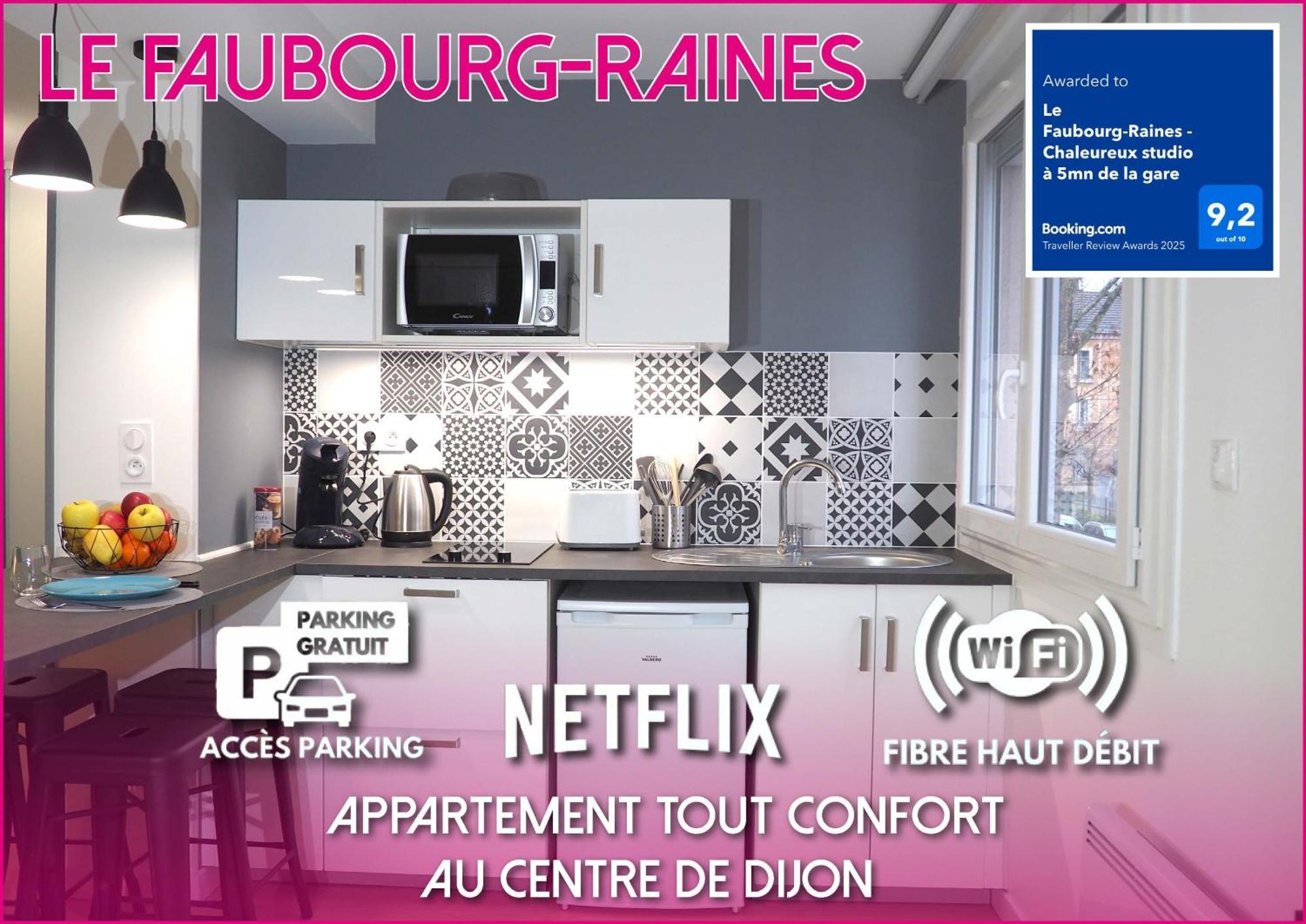 Le Faubourg-raines - Chaleureux à 5mn De La Gare Appartement *